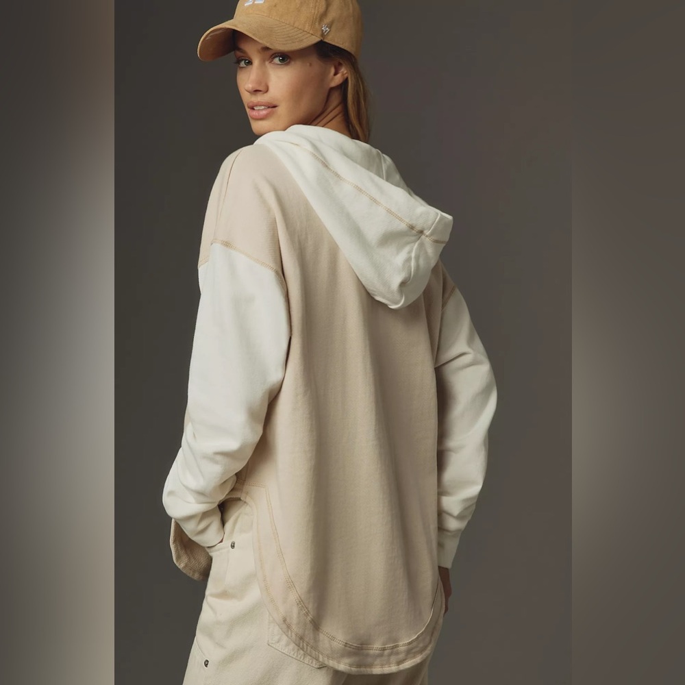Pilcro Anthropologie Wharfside Hooded Sweatshirt Size XS - Picture 2 of 5